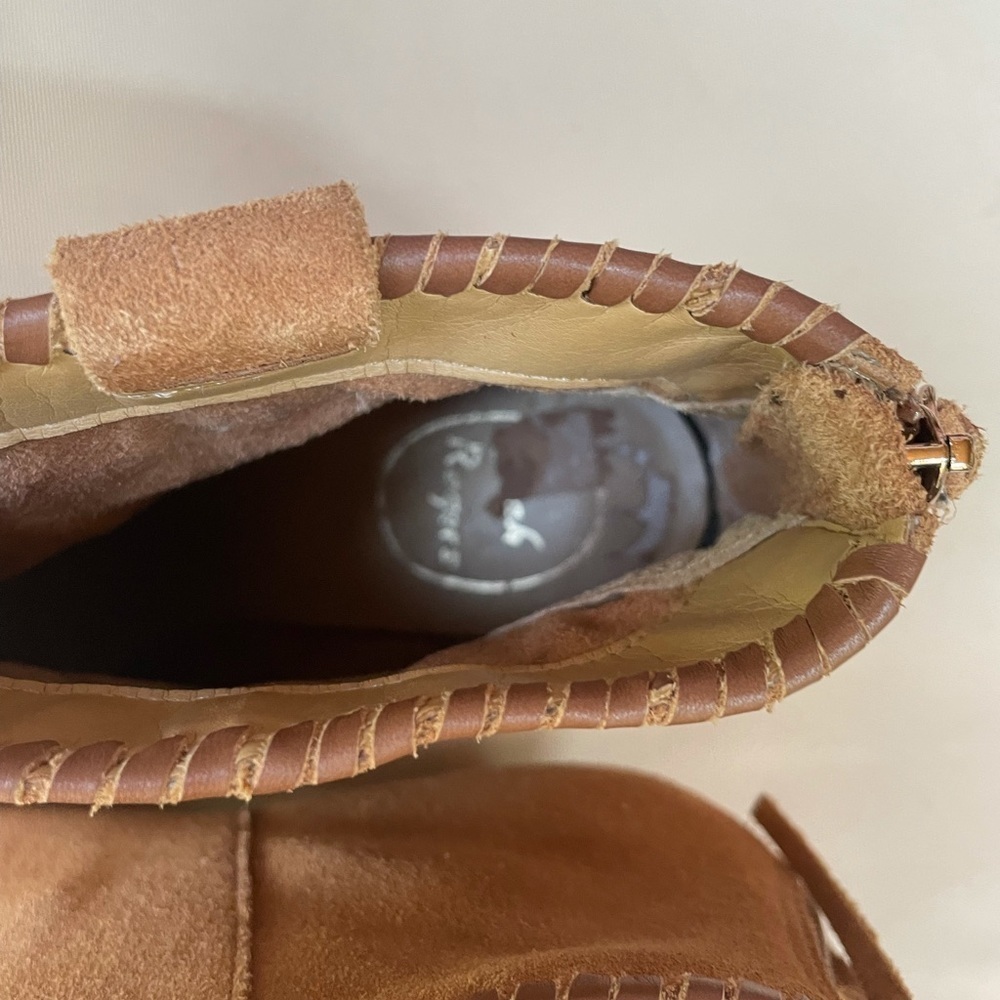 Jack Rogers Greer Suede Bootie in Oak Size 9 - Picture 7 of 11